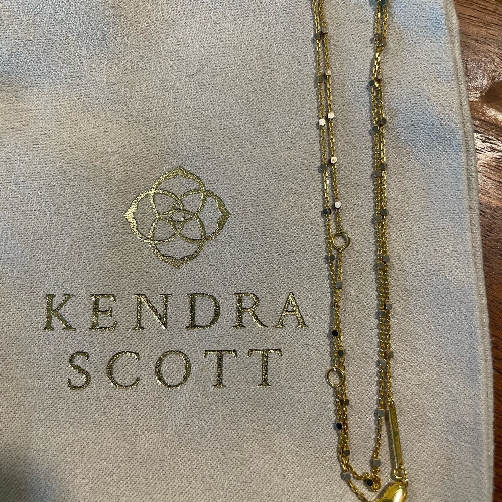 KENDRA SCOTT Single Satelite Chain Necklace